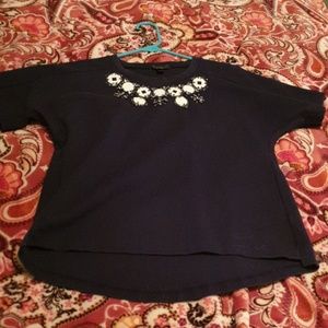 Jcrew jeweled top
